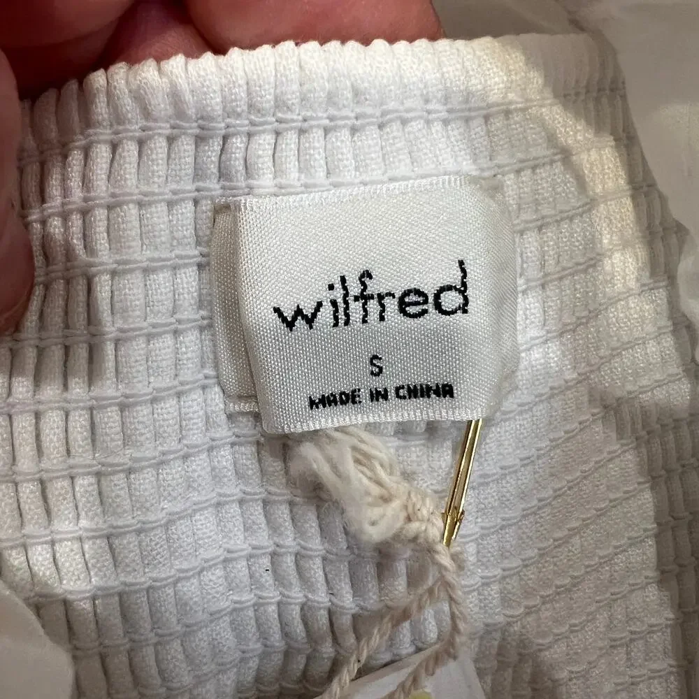 ARITZIA Women's Wilfred Whisper Linen Halter Top Size S In White - Picture 11 of 15